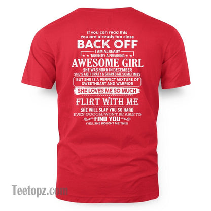 December – Awesome Girlfriend Born In December – Special gift for your Boyfriend – From Wife kien12 (SKU06-25-12)
