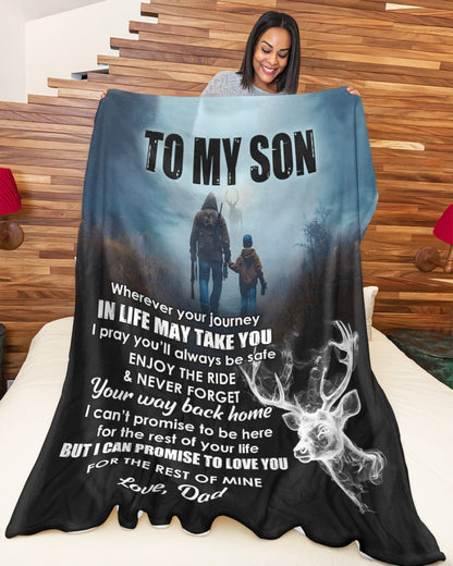 To My Son Blanket- From Dad-HLT00 (SKUNOEL-41)