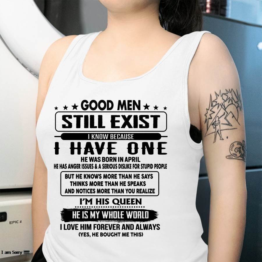 April - Good men Still Exist - gift for your girlfriend, wife from Husband - HLT04 (SKU-GM-04)