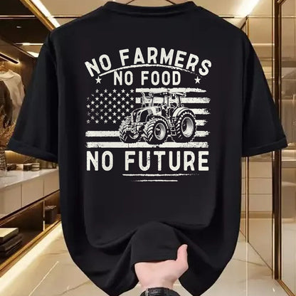 Best Farmer Life Shirt, Funny Farmer UnisexT-Shirt/Hoodie/Sweatshirt HLT00 - Farming Tractors USA Flag No Farmers No Food Farm Patriotic T-Shirt