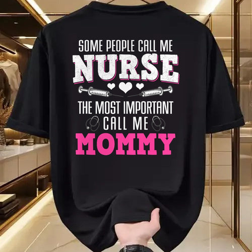 Funny Nurse Shirt, Nurse Unisex T-Shirt/Hoodie/Sweatshirt HLT00 - Proud Nurse And Loving Mommy Best Mom Hero Mother's Day Gift T-Shirt