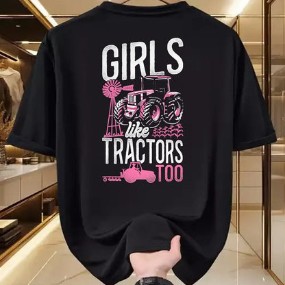 Best Farmer Life Shirt, Funny Farmer UnisexT-Shirt/Hoodie/Sweatshirt HLT00 - Farming Farmer Girl Tractor Tractor Vintage Girls Like T-Shirt