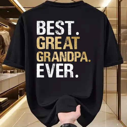 Best Grandpa Shirt, Proud Grandpa Unisex T-Shirt/Hoodie/Sweatshirt HLT00 -Best Great Grandpa Ever Gift from Granddaughter Grandson T-Shirt