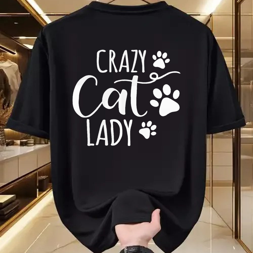 Cat Love Shirt, Funny Cat Lover Gift UnisexT-Shirt/Hoodie/Sweatshirt HLT00 - Crazy Cat Lady Funny Cat Meow for Men Women Love cat T-Shirt