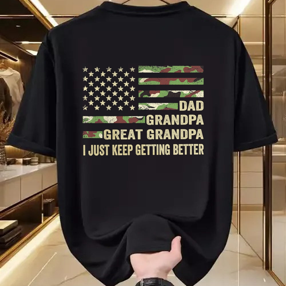 Best Grandpa Shirt, Proud Grandpa Unisex T-Shirt/Hoodie/Sweatshirt HLT00 -Fathers Day Gift from Grandkids Dad Grandpa Great Grandpa T-Shirt