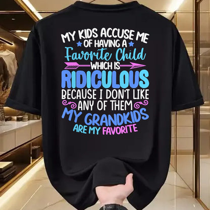 Best Grandpa Shirt, Proud Grandpa Unisex T-Shirt/Hoodie/Sweatshirt HLT00 - My Grandkids Are Favorite Funny Family Grandpa Grandma T-Shirt