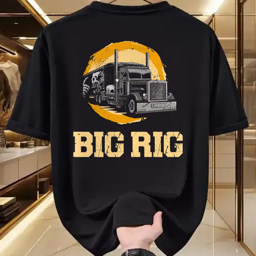 Best Truck Driver Life Shirt, Funny Trucker UnisexT-Shirt/Hoodie/Sweatshirt HLT00 - Trucker Truck Driver Vintage Big Rig T-Shirt (1)