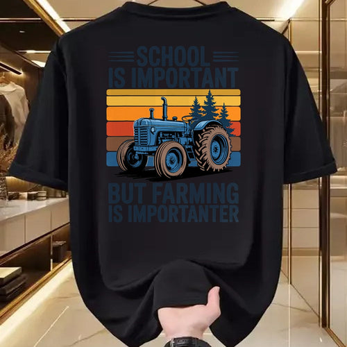 Best Farmer Life Shirt, Funny Farmer UnisexT-Shirt/Hoodie/Sweatshirt HLT00 - Farm Shirt But Farming is Importanter Farmer Tractor Farming T-Shirt