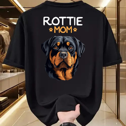 Dog Love Shirt, Dog Lover Gift T-Shirt/Hoodie/Sweatshirt HLT00 - Rottie Mom Rottweiler Dog Mama T-Shirt