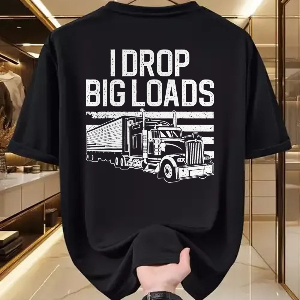 Best Truck Driver Life Shirt, Funny Trucker UnisexT-Shirt/Hoodie/Sweatshirt HLT00 - Funny Trucker Design for Men Women Semi Truck Driver Lover T-Shirt, Men, Black, Medium