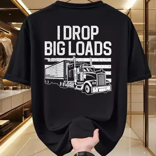 Best Truck Driver Life Shirt, Funny Trucker UnisexT-Shirt/Hoodie/Sweatshirt HLT00 - Funny Trucker Design for Men Women Semi Truck Driver Lover T-Shirt, Men, Black, Medium