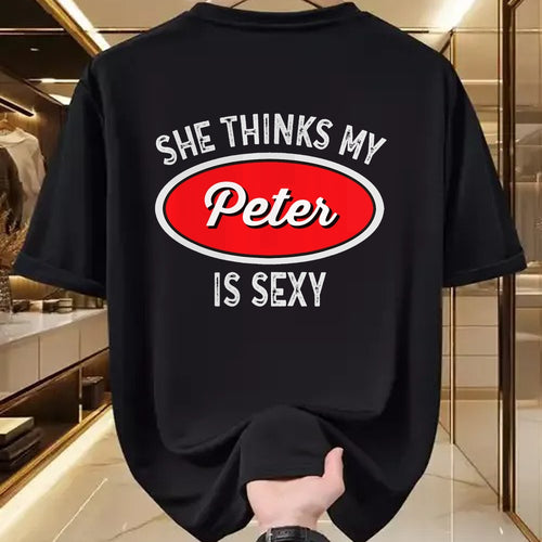 Best Truck Driver Life Shirt, Funny Trucker UnisexT-Shirt/Hoodie/Sweatshirt HLT00 - Funny Truck Driver T-Shirt - She Thinks My Peter is Sexy T-Shirt