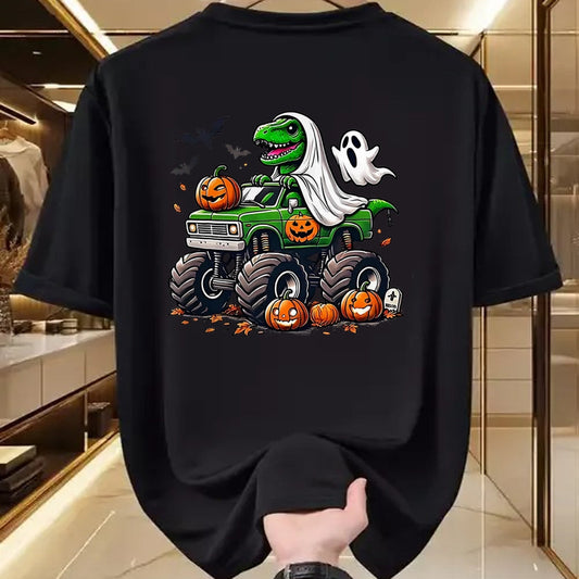 Best Dinosaur Lover Shirt, Funny Dinosaur UnisexT-Shirt/Hoodie/Sweatshirt HLT00 - Orange Halloween Shirt Boys Toddler Kids Ghost Shirts T Rex T-Shirt