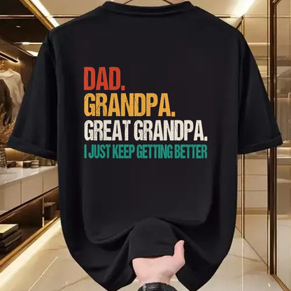 Best Grandpa Shirt, Proud Grandpa Unisex T-Shirt/Hoodie/Sweatshirt HLT00 - Dad Grandpa Great Grandpa Fathers Day For Great Grandfather T-Shirt