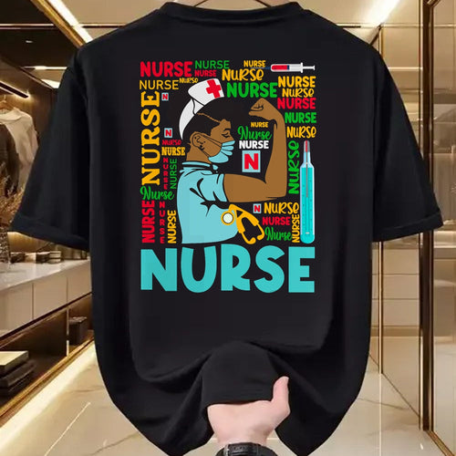 Funny Nurse Shirt, Nurse Unisex T-Shirt/Hoodie/Sweatshirt HLT00 - Womens Dy Black Nurse 2020 Costume Black History Month Gifts T-Shirt
