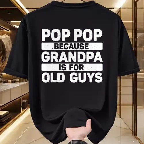 Best Grandpa Shirt, Proud Grandpa Unisex T-Shirt/Hoodie/Sweatshirt HLT00 - Pop Pop Art For Grandpa From Grandkids Father's Day Pop Pop T-Shirt
