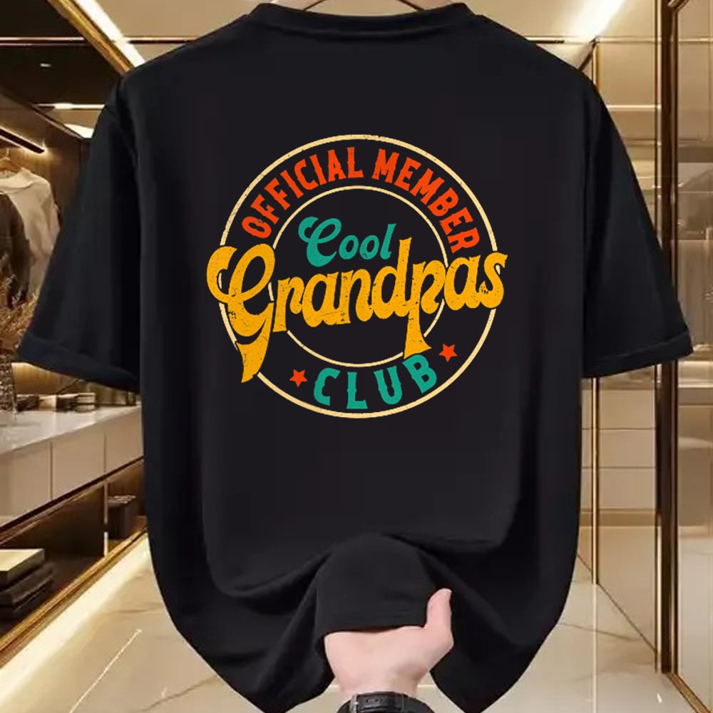 Best Grandpa Shirt, Proud Grandpa Unisex T-Shirt/Hoodie/Sweatshirt HLT00 - Cool Grandpas Club Official Member Father's Day T-Shirt