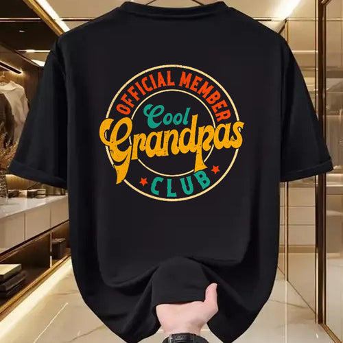 Best Grandpa Shirt, Proud Grandpa Unisex T-Shirt/Hoodie/Sweatshirt HLT00 - Cool Grandpas Club Official Member Father's Day T-Shirt