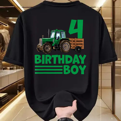 Best Farmer Life Shirt, Funny Farmer UnisexT-Shirt/Hoodie/Sweatshirt HLT00 - I'm 4 Years Old Farmer Tractor It's My 4th Birthday Boy T-Shirt