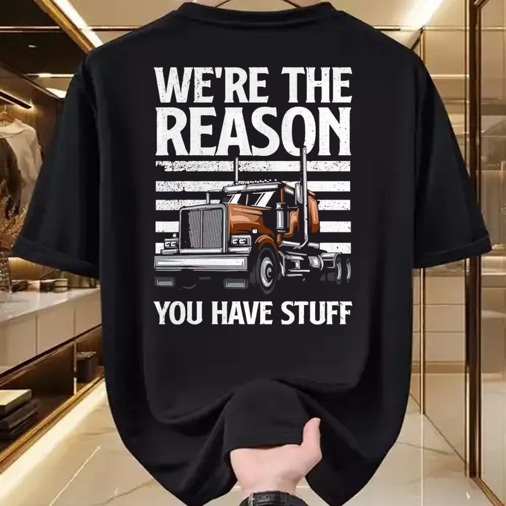 Best Truck Driver Life Shirt, Funny Trucker UnisexT-Shirt/Hoodie/Sweatshirt HLT00 - Funny Trucker Design for Men Big Rig Trucker Truck Driver T-Shirt, Men, Black, Small