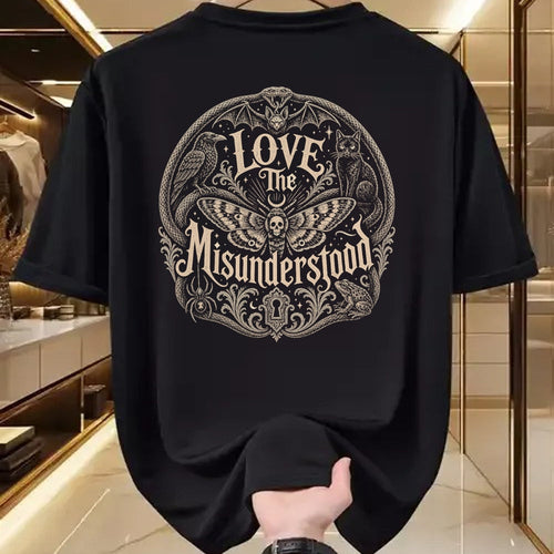 Cat Love Shirt, Funny Cat Lover Gift UnisexT-Shirt/Hoodie/Sweatshirt HLT00 - Love The Misunderstood Snake Spider Moth Frog Bat Raven Cat T-Shirt