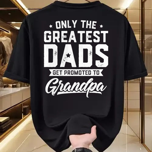 Best Grandpa Shirt, Proud Grandpa Unisex T-Shirt/Hoodie/Sweatshirt HLT00 - Greatest Dads Get Promoted To Grandpa Shirt Father's Day T-Shirt