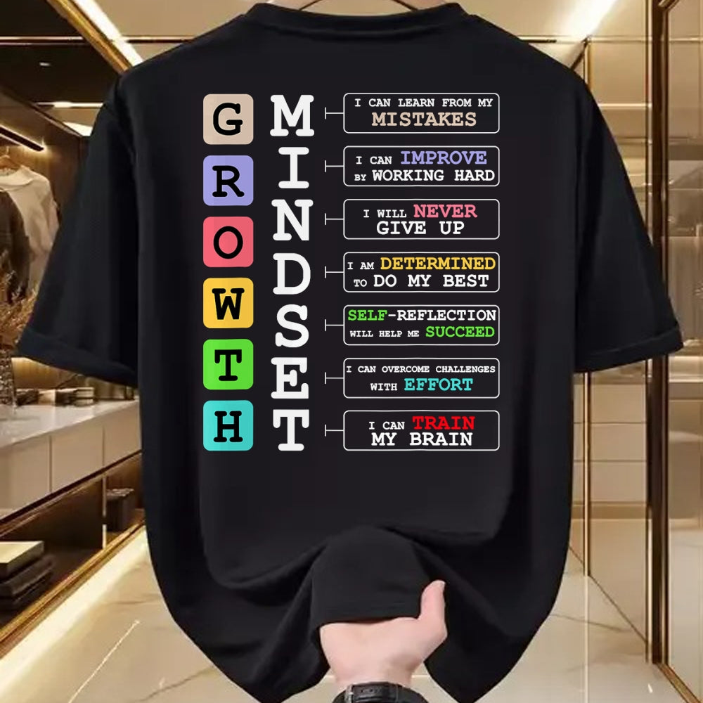 Best Teacher Shirt, Funny Teacher UnisexT-Shirt/Hoodie/Sweatshirt HLT00 - Growth Mindset Shirt Positive School Classroom Teacher Gift T-Shirt