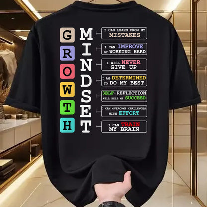Best Teacher Shirt, Funny Teacher UnisexT-Shirt/Hoodie/Sweatshirt HLT00 - Growth Mindset Shirt Positive School Classroom Teacher Gift T-Shirt