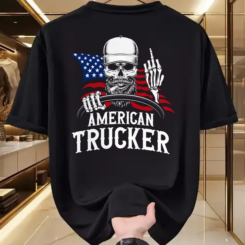 Best Truck Driver Life Shirt, Funny Trucker UnisexT-Shirt/Hoodie/Sweatshirt HLT00 - American Trucker for Patriotic Truck Driver T-Shirt