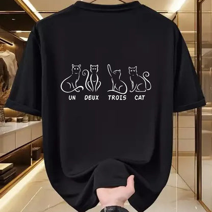Cat Love Shirt, Funny Cat Lover Gift UnisexT-Shirt/Hoodie/Sweatshirt HLT00 - Un Deux Trois Cat - Cats, Rentents, House Tiger T-Shirt
