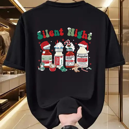 Funny Nurse Shirt, Nurse Unisex T-Shirt/Hoodie/Sweatshirt HLT00 -Funny Christmas Nurse Medical Christmas icu nicu RN ER Nurse T-Shirt