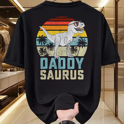 Best Dinosaur Lover Shirt, Funny Dinosaur UnisexT-Shirt/Hoodie/Sweatshirt HLT00 - Daddysaurus T Rex Dinosaur Daddy Saurus Family Matching T-Shirt (2)