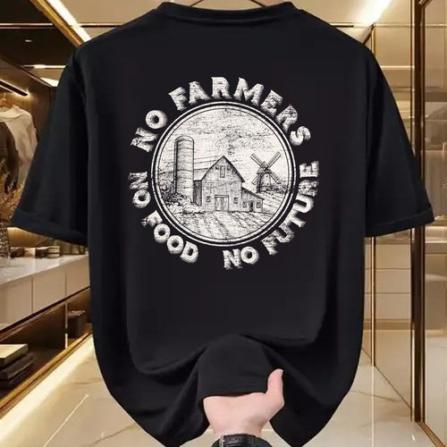 Best Farmer Life Shirt, Funny Farmer UnisexT-Shirt/Hoodie/Sweatshirt HLT00 - No Farmers No Food No Future T-Shirt Small