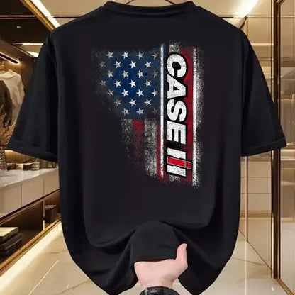 Best Farmer Life Shirt, Funny Farmer UnisexT-Shirt/Hoodie/Sweatshirt HLT00 - CASE IH - American Flag T-Shirt