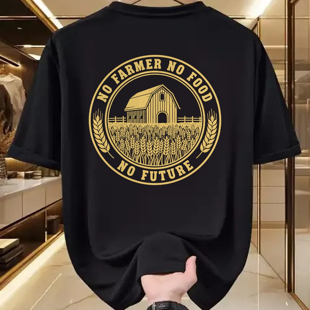 Best Farmer Life Shirt, Funny Farmer UnisexT-Shirt/Hoodie/Sweatshirt HLT00 - No Farmers No Food No Future Farmer Market Farming Vintage Long Sleeve T-Shirt
