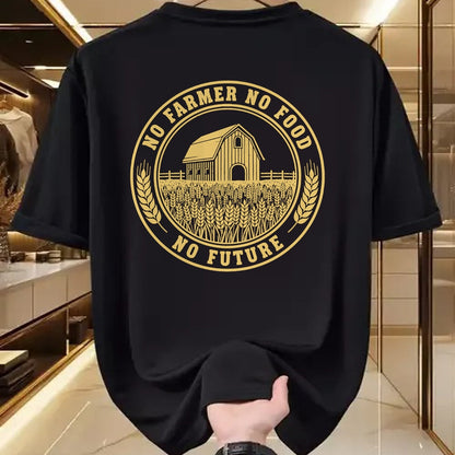 Best Farmer Life Shirt, Funny Farmer UnisexT-Shirt/Hoodie/Sweatshirt HLT00 - No Farmers No Food No Future Farmer Market Farming Vintage Long Sleeve T-Shirt
