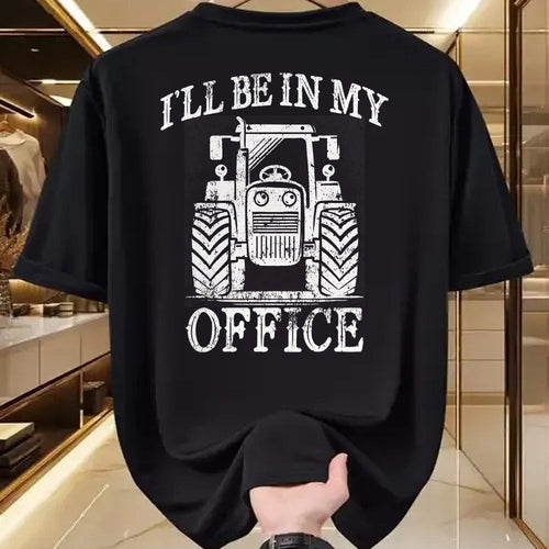 Best Farmer Life Shirt, Funny Farmer UnisexT-Shirt/Hoodie/Sweatshirt HLT00 - Funny Farming Farm Tractor I'll Be in My Office Humor T-Shirt