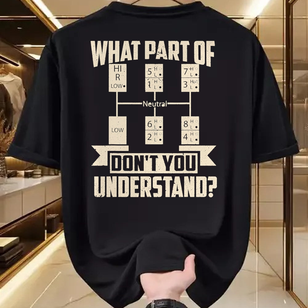 Best Truck Driver Life Shirt, Funny Trucker UnisexT-Shirt/Hoodie/Sweatshirt HLT00 - Trucker What Don't You Understand Man Truck Driver T-Shirt