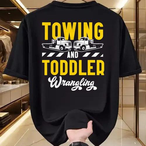 Best Truck Driver Life Shirt, Funny Trucker UnisexT-Shirt/Hoodie/Sweatshirt HLT00 - Tow Truck Driver Dad Trucker Toddler T-Shirt