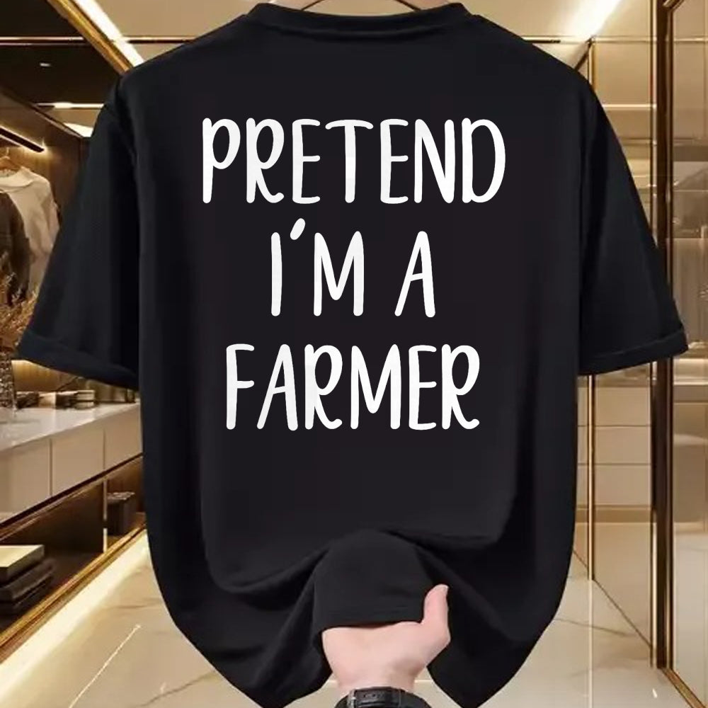 Best Farmer Life Shirt, Funny Farmer UnisexT-Shirt/Hoodie/Sweatshirt HLT00 - Pretend I'm A Farmer Costume Halloween Funny Easy Adult Kid T-Shirt