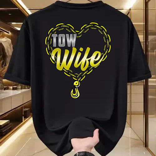 Best Truck Driver Life Shirt, Funny Trucker UnisexT-Shirt/Hoodie/Sweatshirt HLT00 - Tow Wife Tow Truck Driver Wife Tow Trucker T-Shirt