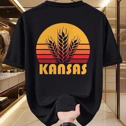Best Farmer Life Shirt, Funny Farmer UnisexT-Shirt/Hoodie/Sweatshirt HLT00 - Retro Kansas Wheat Shirt, Vintage Grain Farming Tee Gift T-Shirt