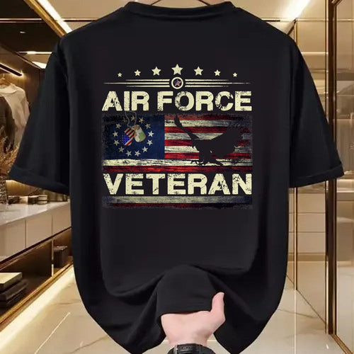 Proud Veteran Shirt, Funny Veteran UnisexT-Shirt/Hoodie/Sweatshirt HLT00 - Veteran US Air Force Tshirt - American Betsy Ross Flag T-Shirt