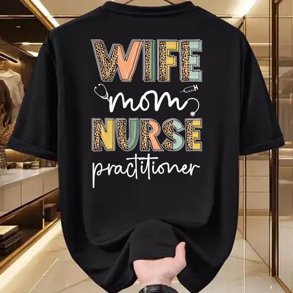 Funny Nurse Shirt, Nurse Unisex T-Shirt/Hoodie/Sweatshirt HLT00 - Wife Mom Nurse Shirt, Funny Mothers Day For Women T-Shirt