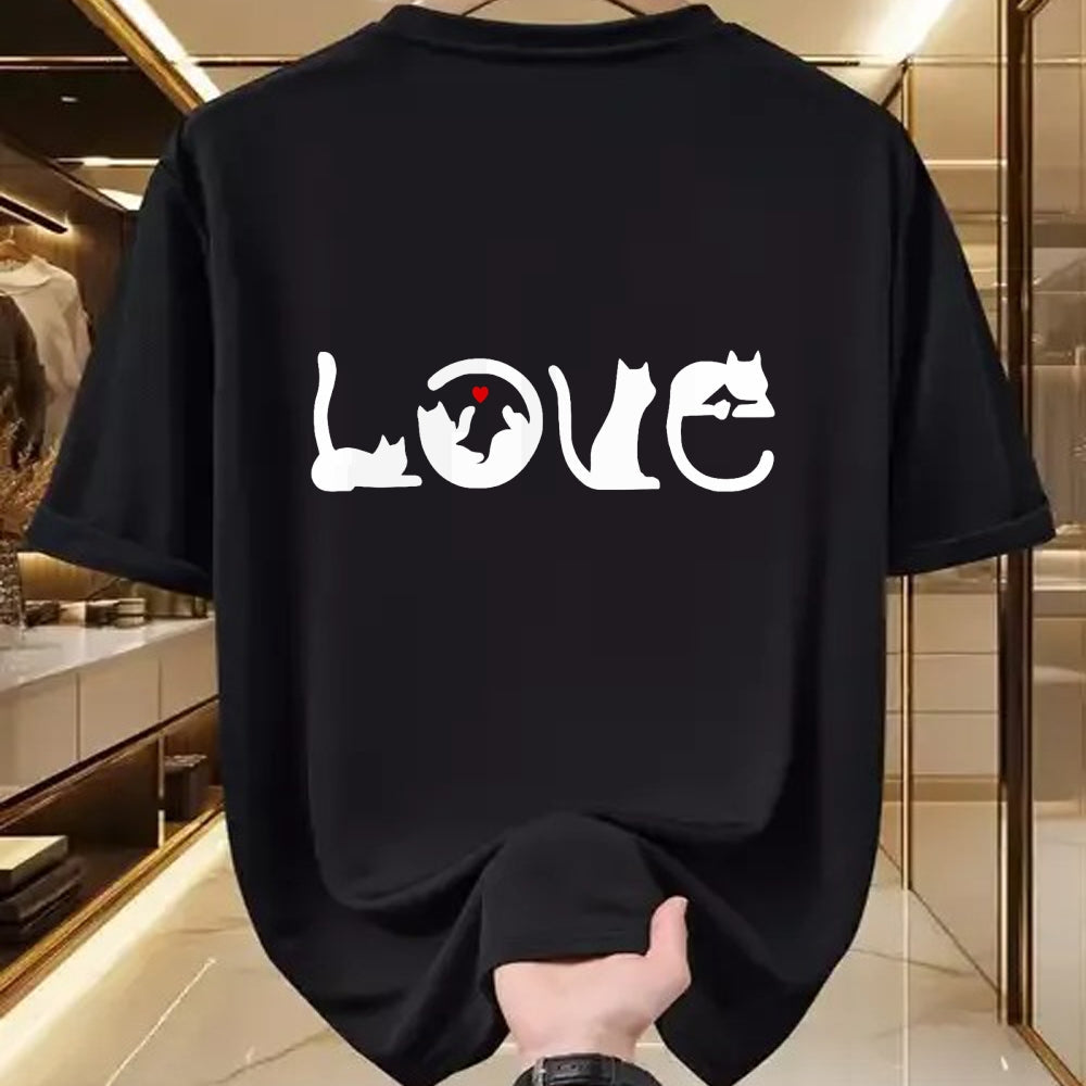 Cat Love Shirt, Funny Cat Lover Gift UnisexT-Shirt/Hoodie/Sweatshirt HLT00 - Funny design with cat motif - I love cats T-Shirt