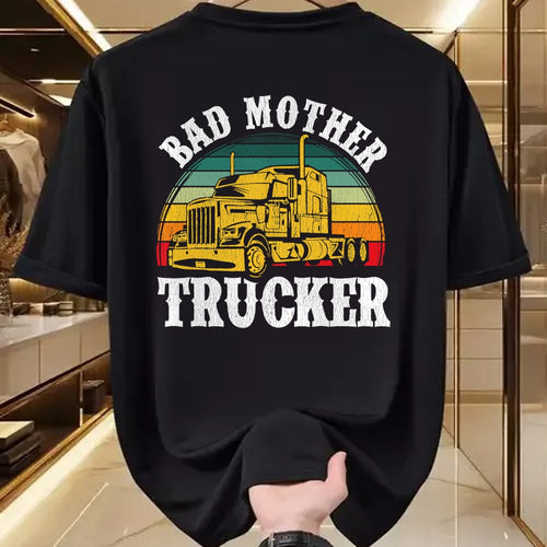 Best Truck Driver Life Shirt, Funny Trucker UnisexT-Shirt/Hoodie/Sweatshirt HLT00 - Funny Trucker Design for Men Big Rig Trucker Truck Driver T-Shirt (2)