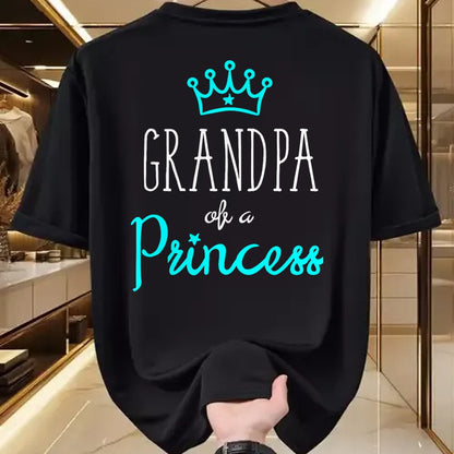 Best Grandpa Shirt, Proud Grandpa Unisex T-Shirt/Hoodie/Sweatshirt HLT00 - Grandpa Granddaughter Shirts Matching Set King and Princess T-Shirt