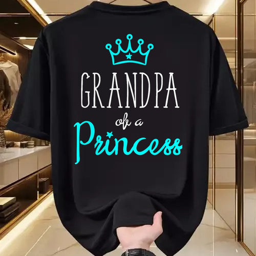 Best Grandpa Shirt, Proud Grandpa Unisex T-Shirt/Hoodie/Sweatshirt HLT00 - Grandpa Granddaughter Shirts Matching Set King and Princess T-Shirt
