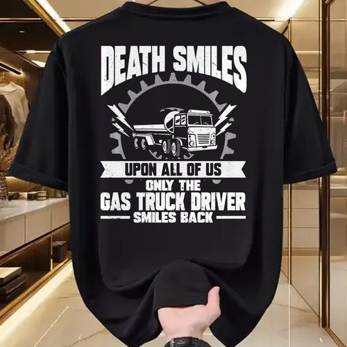 Best Truck Driver Life Shirt, Funny Trucker UnisexT-Shirt/Hoodie/Sweatshirt HLT00 - Gas Trucker Tanker Gas Truck Driver Fuel Truck Driver Premium Tri-blend T-Shirt