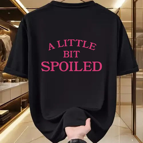 Best Wife Shirt, Wife and Husband Unisex T-Shirt/Hoodie/Sweatshirt HLT00 - A little bit spoiled T-Shirt